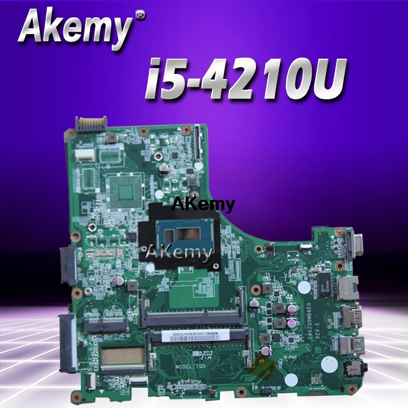Для acer V3-472 E5-471 E5-471G V3-472P Материнская плата ноутбука DA0ZQ0MB6E0 с i5-4210U Процессор бортовой полностью тестирование работы идеально подходит
