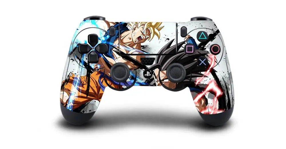Dragon Ball Super PS4 Fat Slim Pro Controller Skin Sticker Vinyl Decal Sticker for PlayStation 4 DualShock 4 Wireless Controller - Цвет: Синий