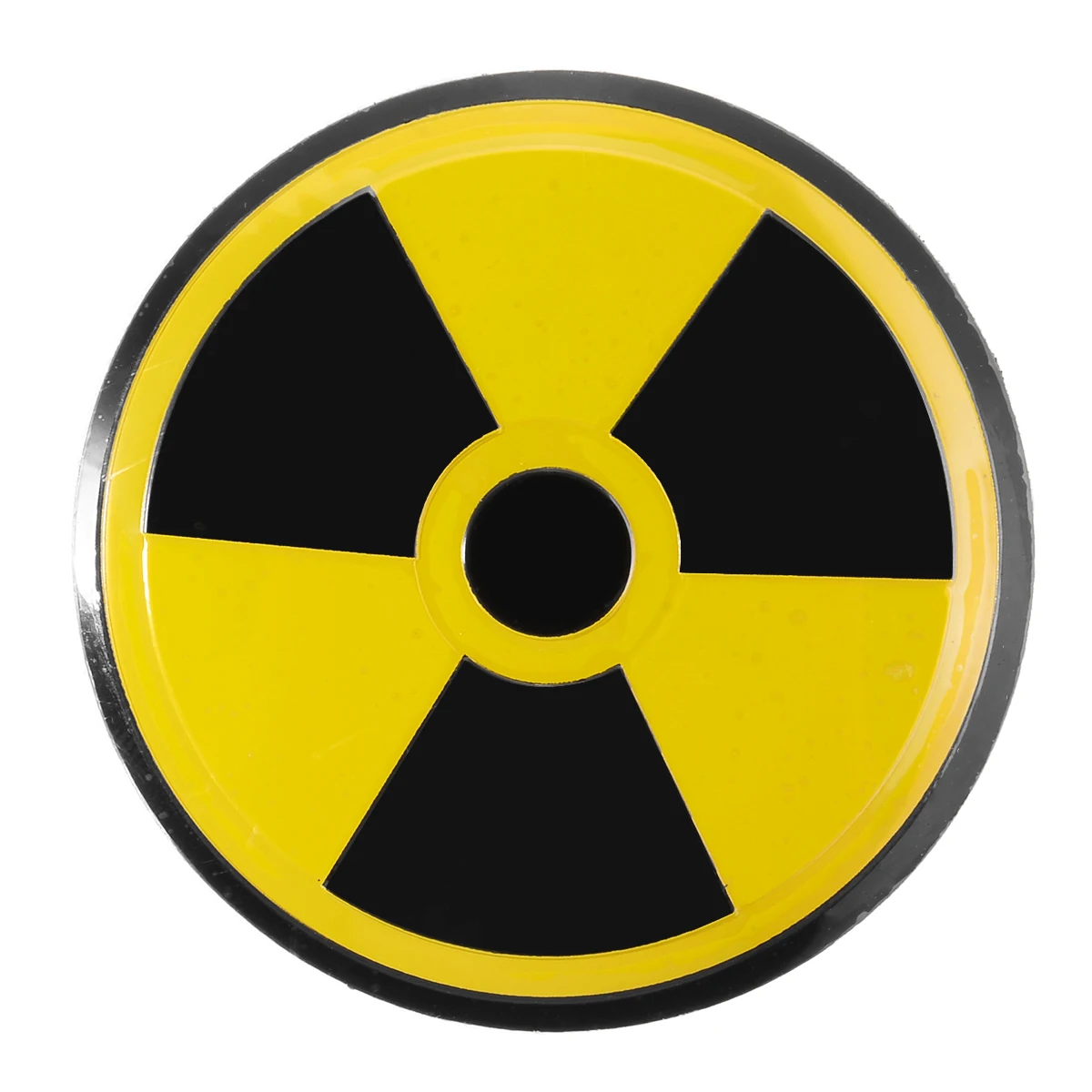 4pcs 5.5cm Nuclear Radiation Logo Car Tyre Wheel Center Hub Cap Emblem Decal Badge Symbol Sticker Creative Patterns Cap Sticker