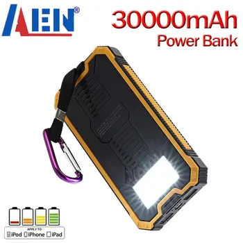 30000 12000mahパワーバンクポータブル4USB電話充電器大容量外部バッテリー充電器旅行パワーバンク外部バッテリーパック