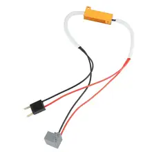 2X H7 LED Headlight Canbus Decoders Error Free Anti Flicker Resistor Canceller pair h4 hb3 hb4 led car headlight canbus decoders h7 h11 h13 anti flicker error free h1 h3 warning resistor canceller