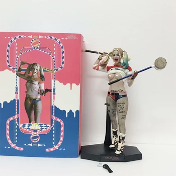 

12inch Undress Real Clothes Crazy Toys Suicide Squad Sexy Harley Quinn Scale Acrion Figure Model Christmas Toy Gift Doll