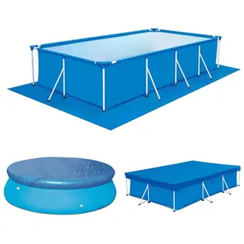 

Swimming Pool Sunshade Cover High Quality Durable Ground Mat Waterproof Two Types Cover Cloth For Multisize Inflatable swim pool