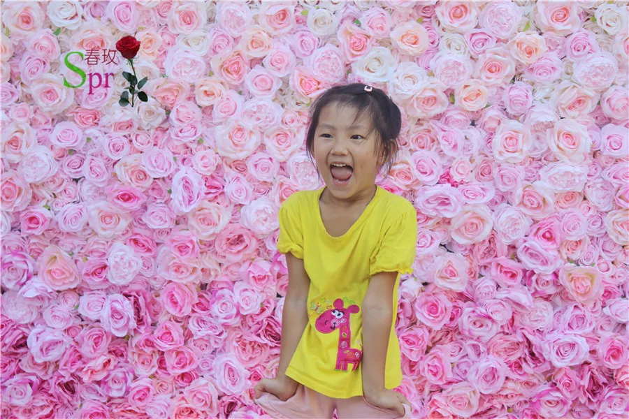 US $931.20 SPR 30PCSSET Made In China New Fashion Artificial Flower Wall Panel Decoration Flower Wall Backdrop Flower For Wedding