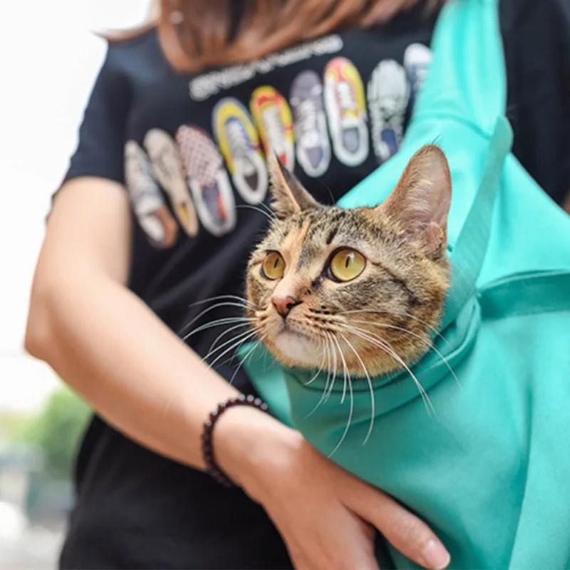 Title 6, Pet Cat Breathable Outdoor Travel Shoulder Bag ...