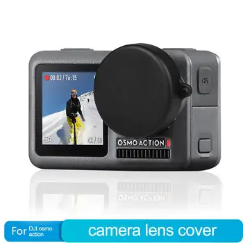 

Protector Case Lens Cap Soft Rubber Lens Cover Excellent Plastic Soft Rubber for DJI OSMO Action Sport Camera 50x50x30mm