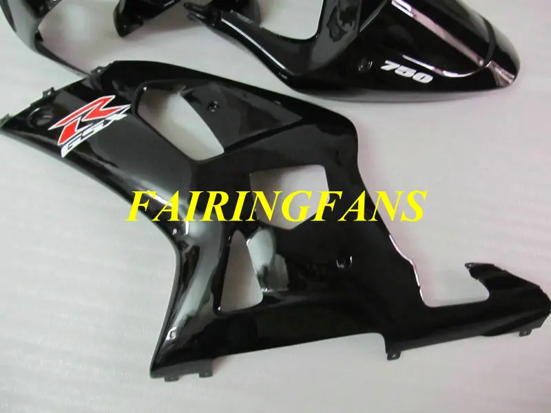 Инжекторный комплект для GSXR600 750 K1 01 02 03 GSXR 600 GSXR750 2001 2002 2003 глянцевый черный Обтекатели Кузов+ подарки SH58