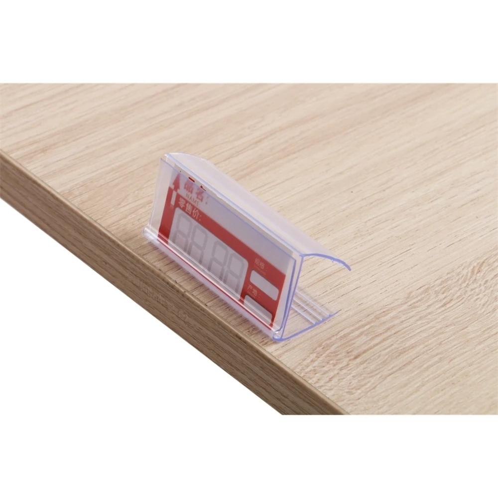 GlassWoodShelfEdgeGripStripShelfMountingDataStripPriceTalker