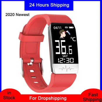 

IWO Temperature Measure Fitness Smart Watch Heart Rate Monitor Pedometer Smartwatch 2020 Clock reloj inteligente pk iwo 12
