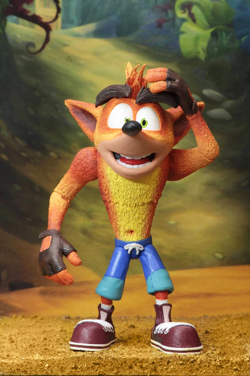 6 дюймов NECA оригинальная игра Crash Bandicoot Sane Трилогия фигурка модель игрушка кукла подарок