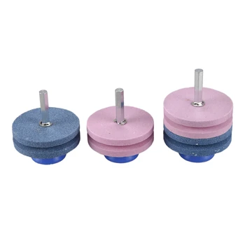 

HOT 3Pcs Universal Multi-Sharp Rotary Layer Lawn Mower Sharpener for Power Drill Hand Drill and Lawn Mower Blade Balancer