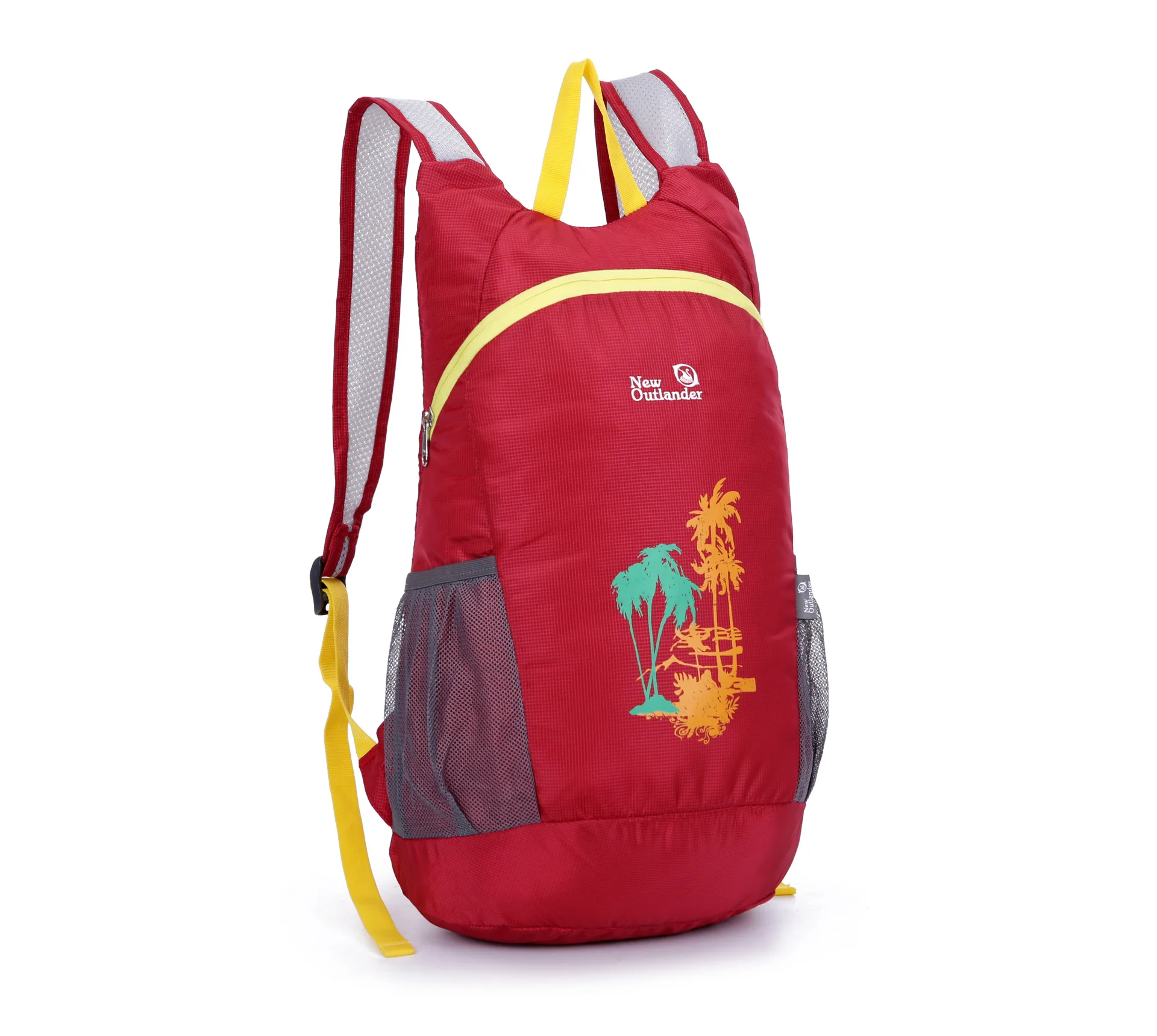 Outdoor Folding Backpack Travel Nylon Backpack Lightweight Backpack Outdoor Casual Sports Bag