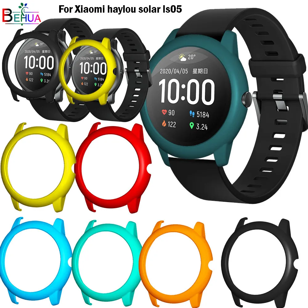 

PC Protective Case Cover For Xiaomi haylou solar ls05 Smart watch Replacement hard Protection cases bumper wristband Accessories