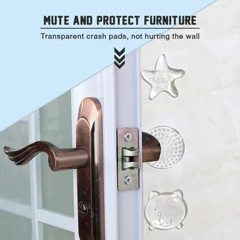 

#40 Door Doorknob Back Wall Protector Savor Shockproof Door Stopper Protective Pad Door Wall Protector Savor Shockproof Crash Pa