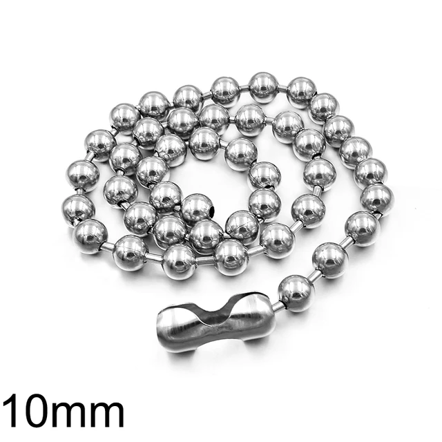 10mm ball necklace