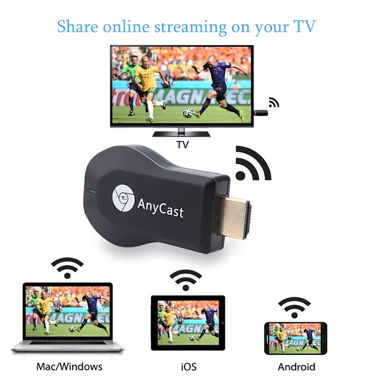 Новое поступление MiraScreen tv Stick Smart tv HD Dongle беспроводной WiFi приемник DLNA Airplay AnyCast M4 Plus для телефона tv