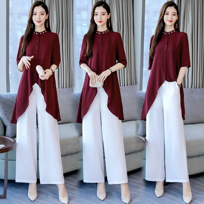 Вьетнам aodai платье Чонсам для женщин традиционная одежда ao dai комплект длинный комплект из двух предметов Китайская традиционная одежда - Цвет: color1