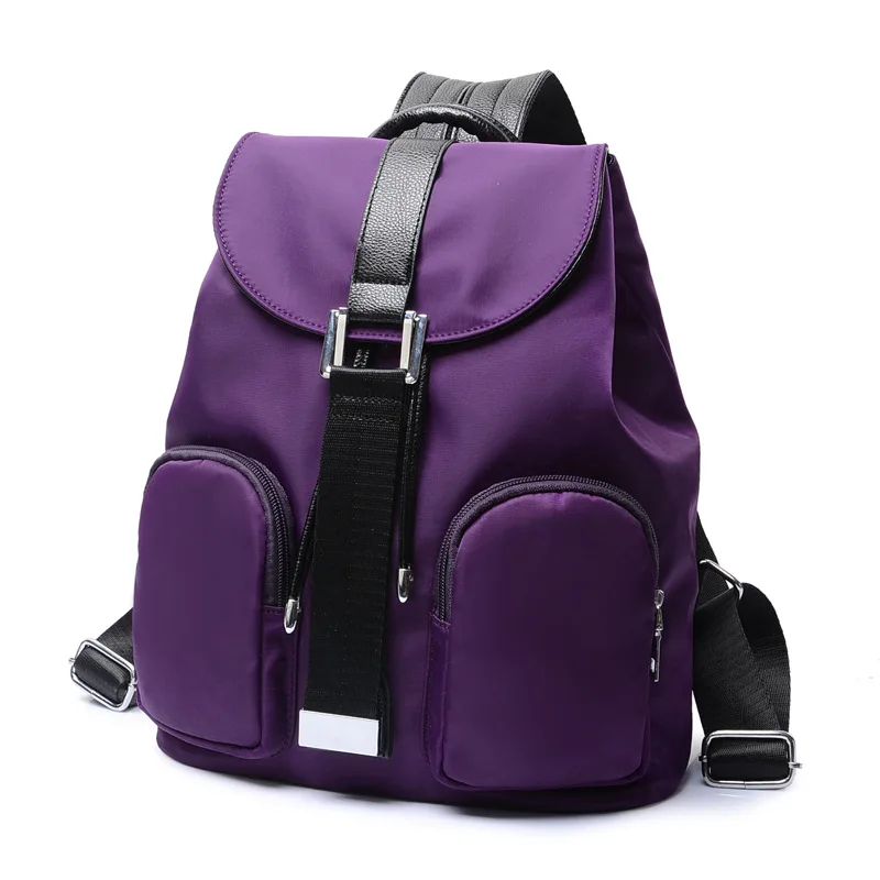 

Retro Nylon Backpack Fashion Women's Sports Backpack 2018 Spring Summer New Style School Bag Bag