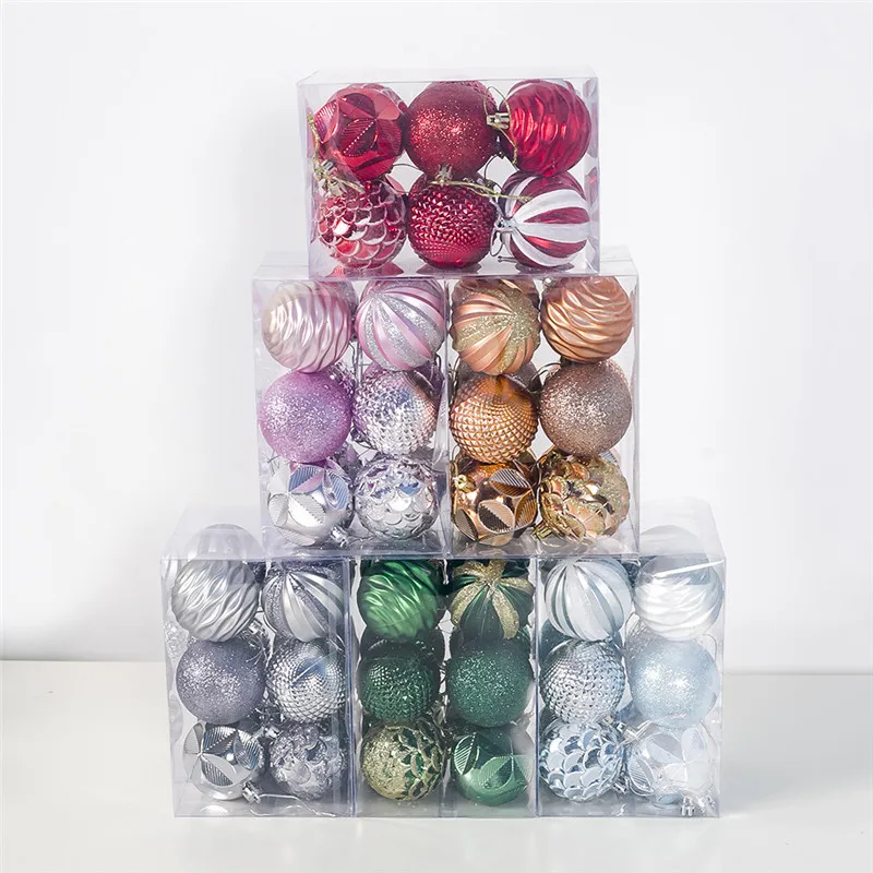 12 шт Рождественская елка шар Декор безделушка подвески для рождественской