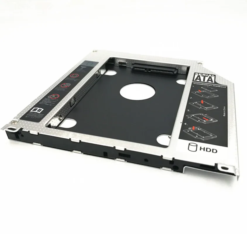 Caddy Расширение памяти для Apple Macbook Pro 2nd HDD жесткий диск Caddy лоток для модуля SATA 9,5 мм