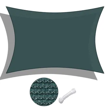 

A+ Yescom 13x19 Ft 95% UV Block Rectangle Sun Shade Sail Canopy Patio Pool Cover Net