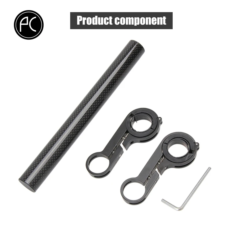Bicycle handlebar extender accessories bracket for bike headlight mount bar computer holder mtb road bike support