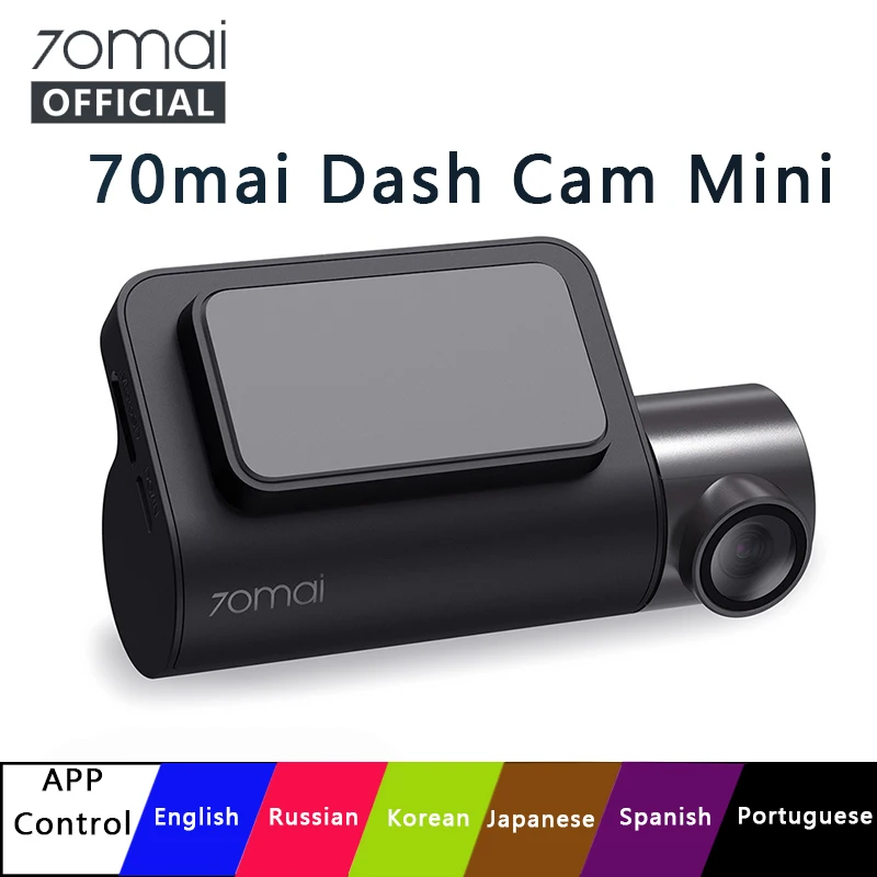 

Original Xiaomi 70mai Mini Cam Smart Dash Cam Mini 70 MAI Car Recorder Mini1600P Night Vision upgrade Version Wifi Car DVR