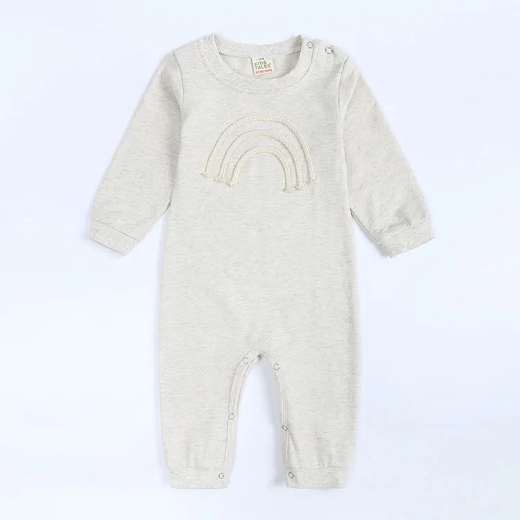 Fashion Baby Clothes Girls Rompers Spring & Autumn Baby Girl Clothes Long Sleeve Baby Boy Romper Newborn Clothing 3-24 Months Baby Bodysuits Fur