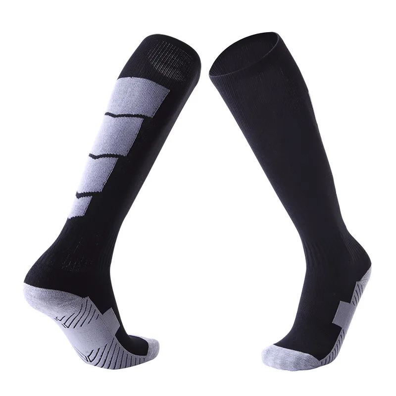 1 пара Длинные носки без пятки футбольные гетры матч антисептический дезодорирование экономичный прочный - Цвет: A