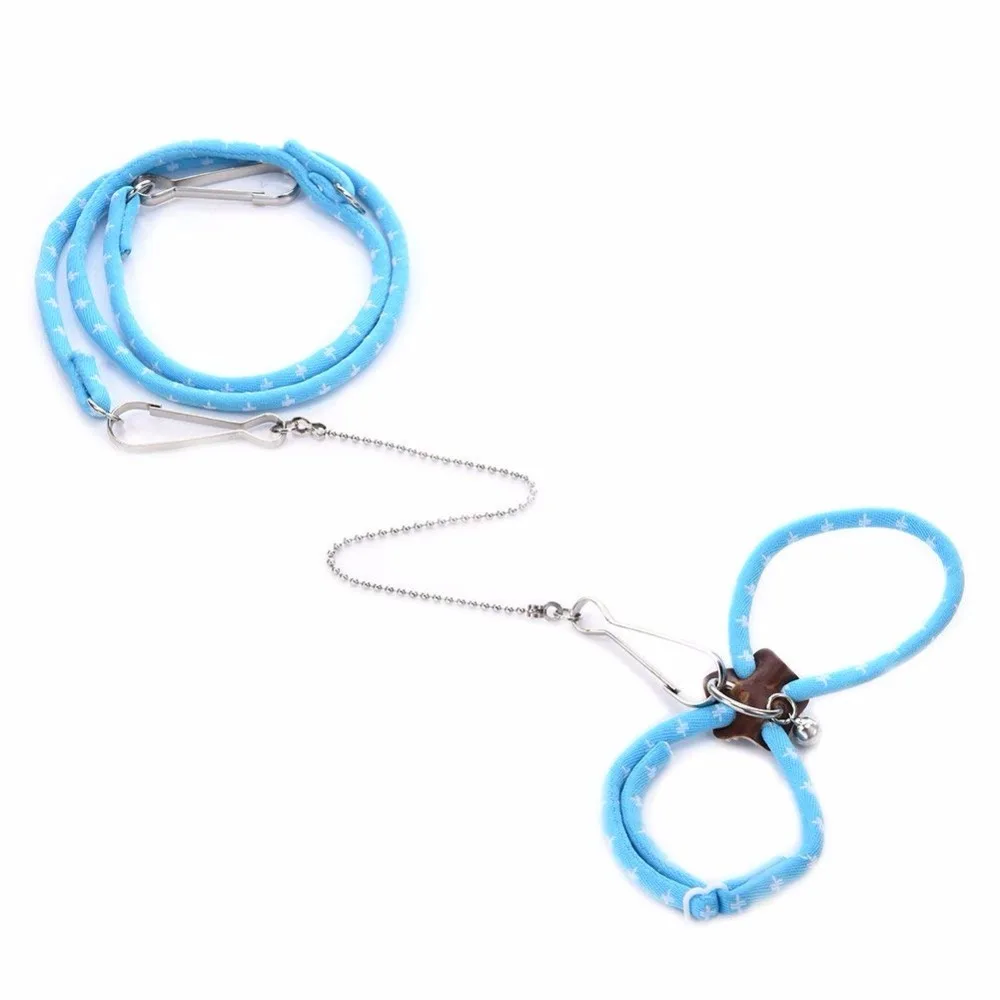 

Nylon Harness Vest and Leash Set Adjustable Lead for Pet Dwarf Hamster Gerbil Rat Mouse Ferret Chinchilla Ferret Squirrel Small
