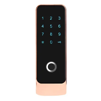 

Modern Door Home Security Zinc Alloy Office Drawer Biometric Password Wardrobe Fingerprint Lock Anti-theft Smart Keypad Cabinet