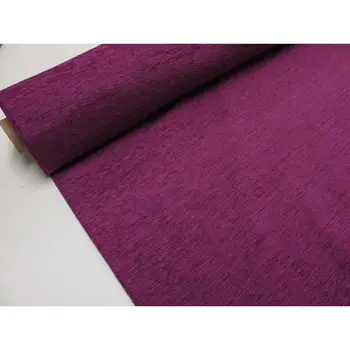 

CHENILLE Fabric smooth color MAUVE 2,45 MTS length x width 2,80 MTS