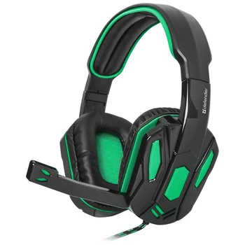 

Headset Defender Warhead G-275 black / green wired, stereo, 20-20000 Hz, 32 Ohms, 110 dB, 20-16000 Hz, -54 dB, 2x mini jack, black / green