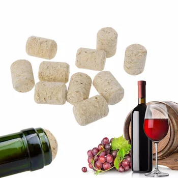 

100Pcs Red Wine Cork Stopper Reusable Functional Sealing Wine Bottle Cover for Festive Party Bar Kitchen Accessories
