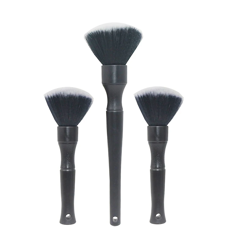 2 Pcs/set Ultra Soft Detail Brushes Car And Motorcycle Detailing Brush for Emblems Interior Exterior And Air Vents turtle wax ice