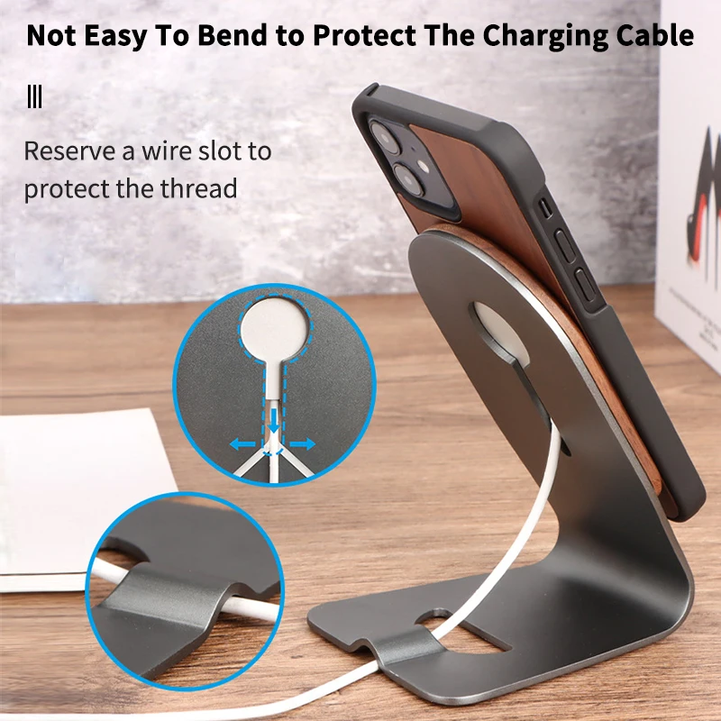 Magnetic Wireless Charger station magsafing Smart Magnetic Holder For iPhone 12miniHeadset Induction Wireless Chargers