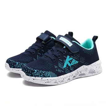 

Fly Knitting Mesh Children Sports Shoes Breathable Kids Sneakers Boys Leisure Shoes Rubber Sole Outdoor Travel SD057