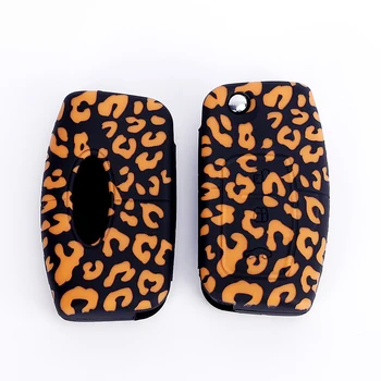 

Silicone Remote Key Fob Cover Case For Ford Fiesta Focus 2 Ecosport Kuga Escape Mondeo Falcon 3 Buttons Car Flip Key Accessaries