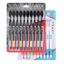 Уход за взрослым чистые десны бамбуковый уголь Мягкая зубная щетка для волос домашняя щетка трехмерная, твердые зубы взрослые