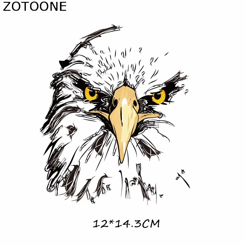 668 ZOTOONE Красочные Теплые животных гладить на передачи для костюмы бисером аппликация вышивка цветок нашивки DIY Одежда украшения E - Цвет: 668