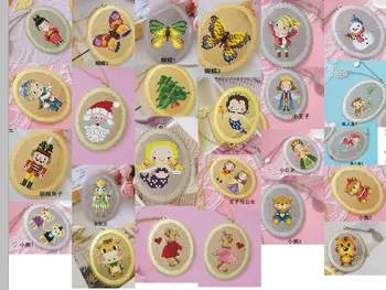 

HH Red Girls DIY Craft Stich Cross Stitch Bookmark Metal Silver Golden Needlework Embroidery Crafts Counted Cross-Stitching