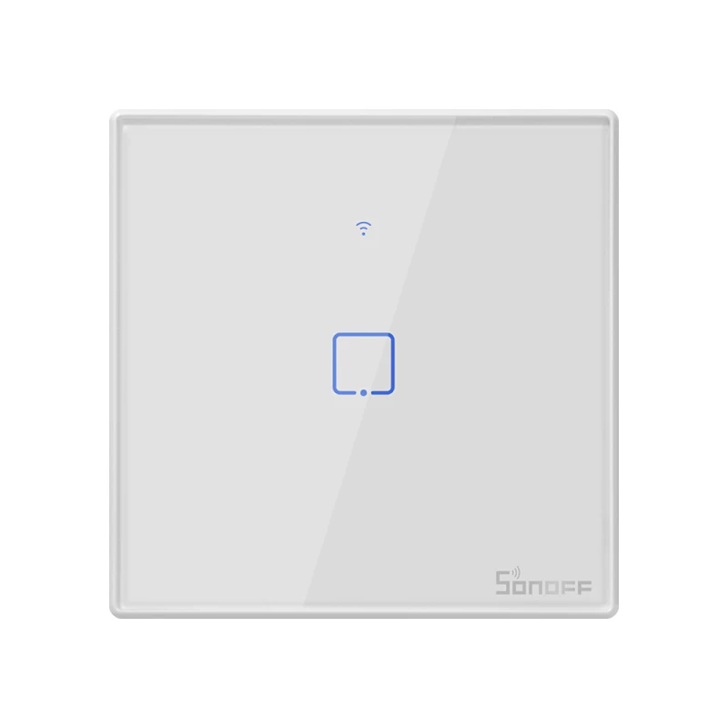 Интеллектуальный выключатель света Sonoff T1/2 SmartWifi настенный сенсорный светильник сенсорный выключатель 1/2/3 Gang Touch/WiFi/приложение пульт Умный домашний контроллер работы с Alexa Google Home