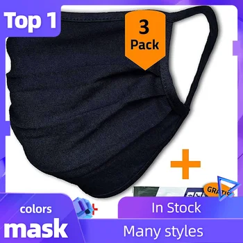 

3PCS Face Masks With 3 PCS Filters Unisex Mouth Masks Pollution-proof Windproof Mouth Cover Face sheild Mascarar Mascarilla