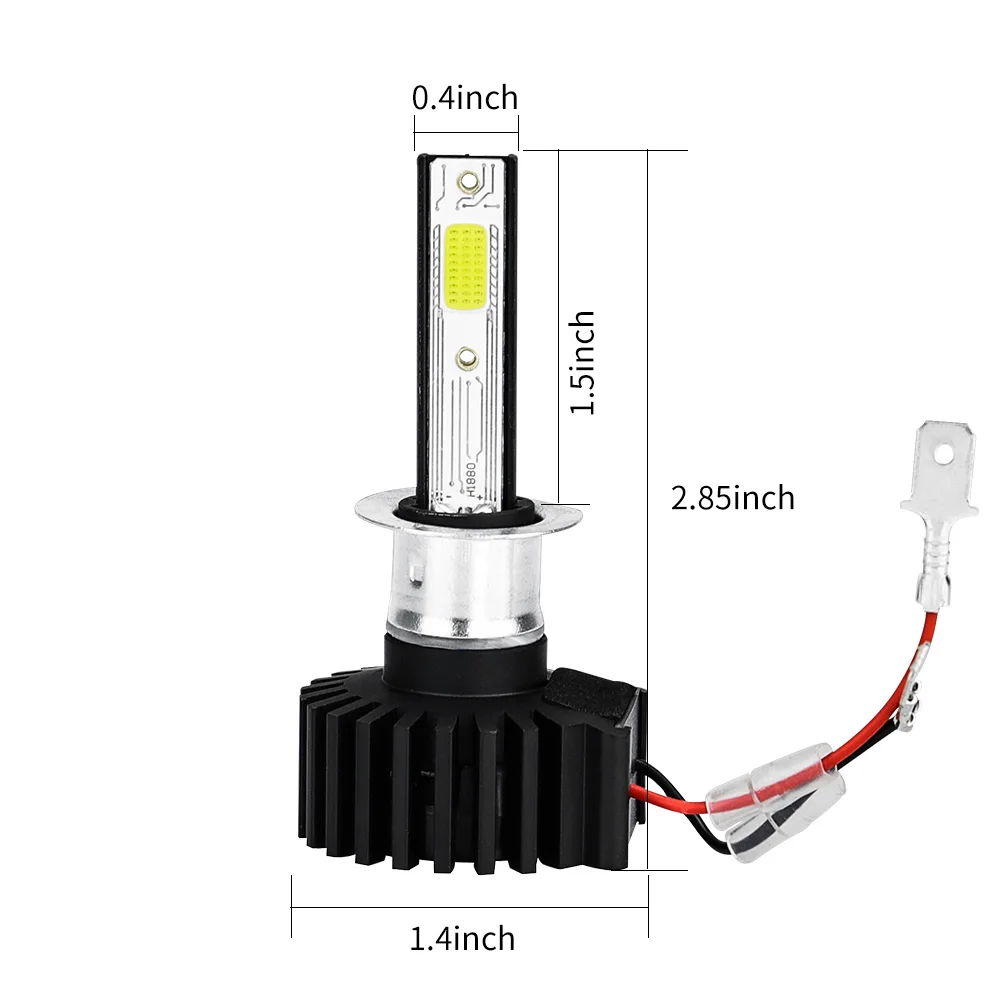 DXZ 2 шт. H1 светодиодный автомобильный головной светильник лампы для автомобилей 60 Вт 6000 К белый светильник 12000LM автомобильный внешний светильник H1 автомобильный светодиодный налобный фонарь 12 в 28 в светильник