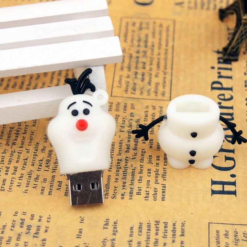 USB флеш накопитель в виде снеговика 4 2 0 ГБ|USB флэш-накопители| |