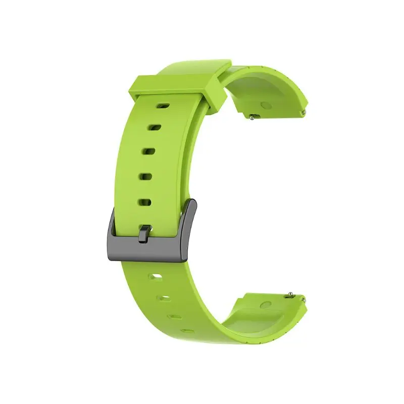 Lime Color 18 мм ударопрочный ремешок для часов Силиконовый Браслет Для XIaomi Smart Watch - Цвет ремешка: Lime Color