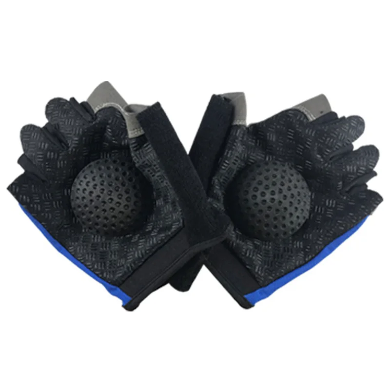 Синий 1 пара баскетбольного управления тренировочные перчатки ручная съемка мастерство Dribble спортивные аксессуары и T8 - Цвет: Синий