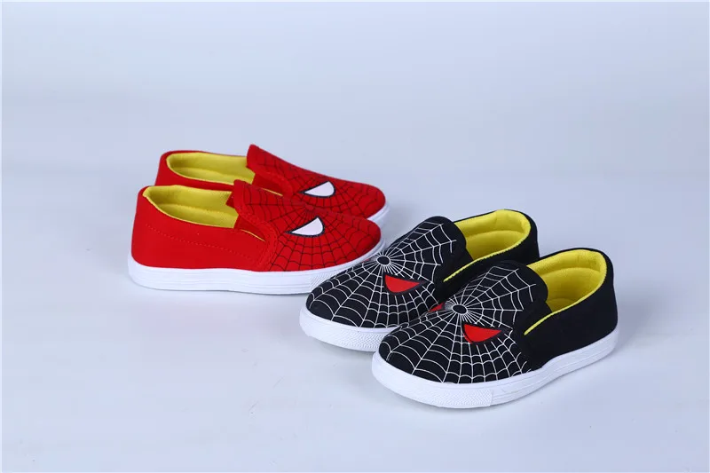 JGVIKOTO/специальная детская обувь для мальчиков; Детские повседневные кроссовки; спортивная беговая Обувь с рисунком Человека-паука; мягкие лоферы на плоской подошве; Лидер продаж
