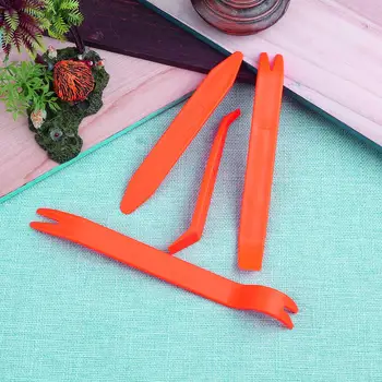 

4Pcs Portable Auto Car Radio Panel Door Clip Panel Trim Dash Audio Removal Installer Pry Kit Repair Tool Hand Tool