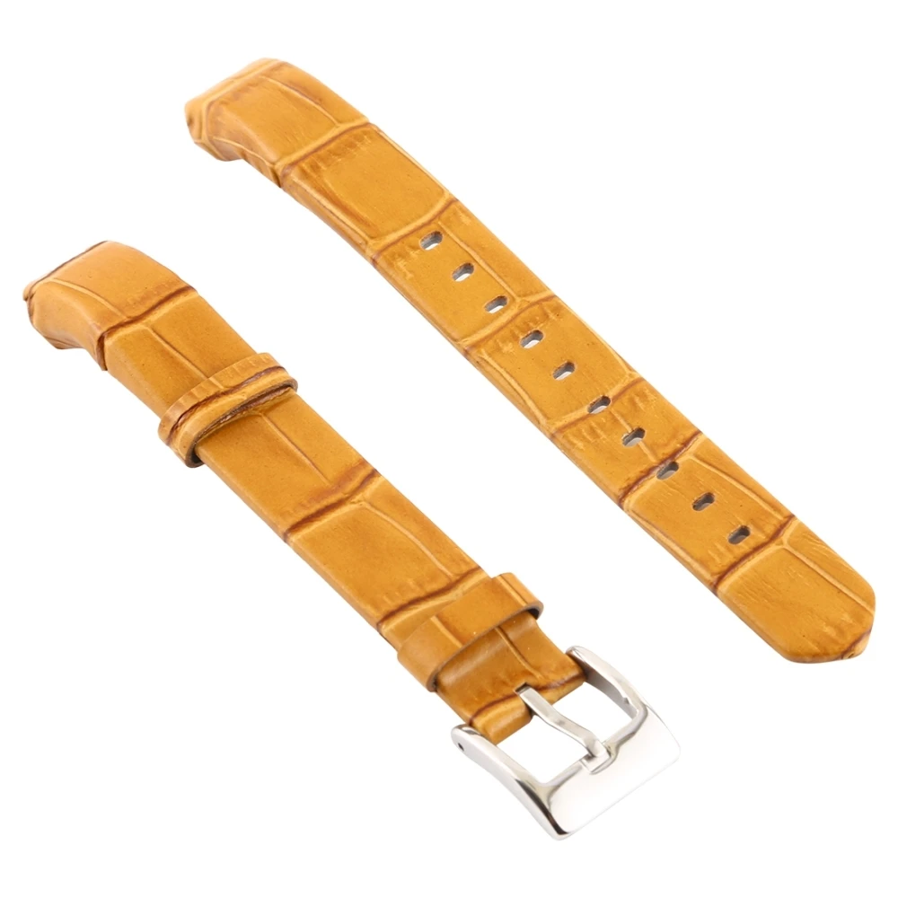 Умные часы с кожанным ремешком для Fit bit Alta